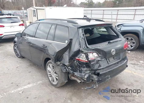 2015 Volkswagen Golf Sportwagen Tdi Se 4-Door из США, поврежденный, VIN 3VWFA7AU4FM502997